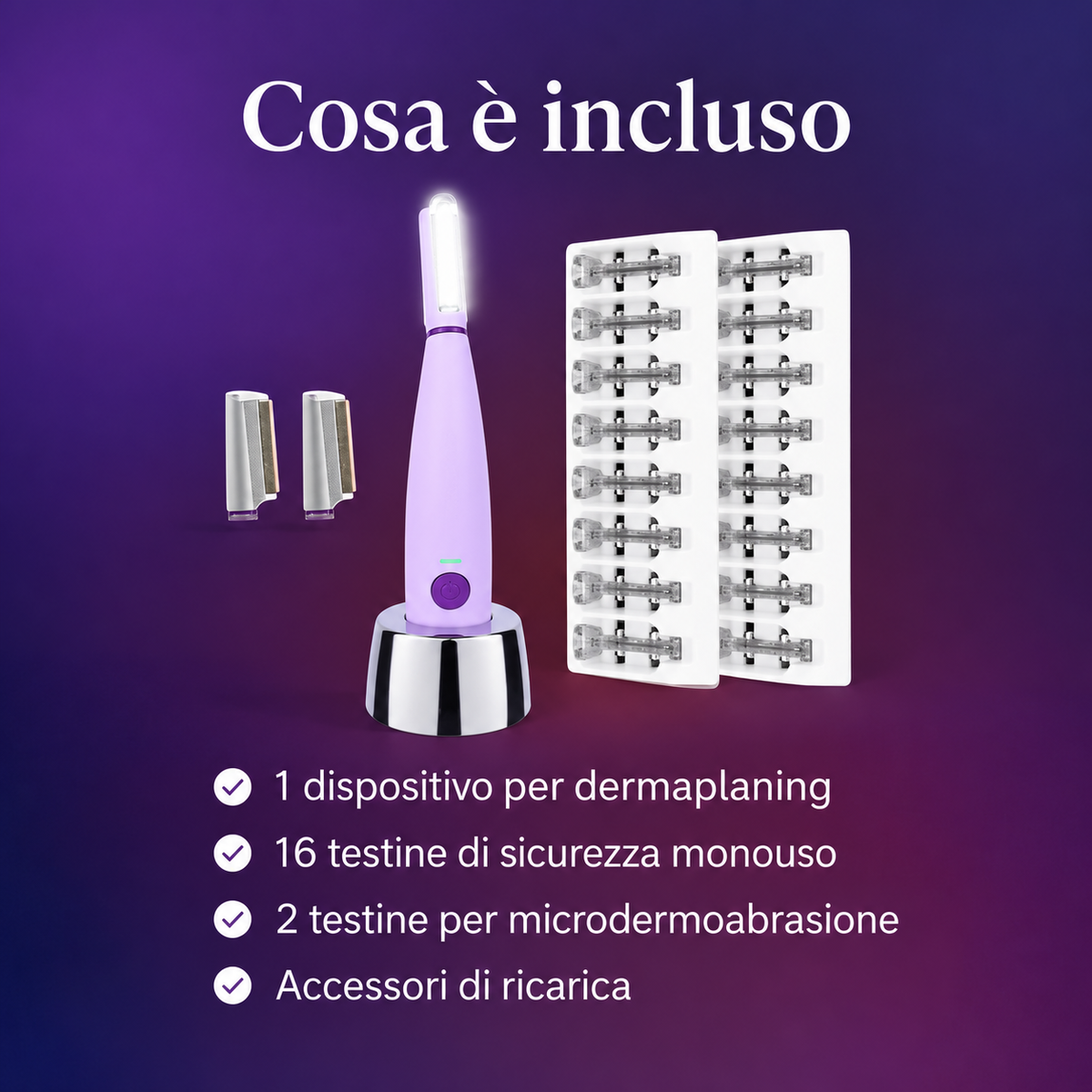 Dermaplaner Sonico Viso 2 in 1